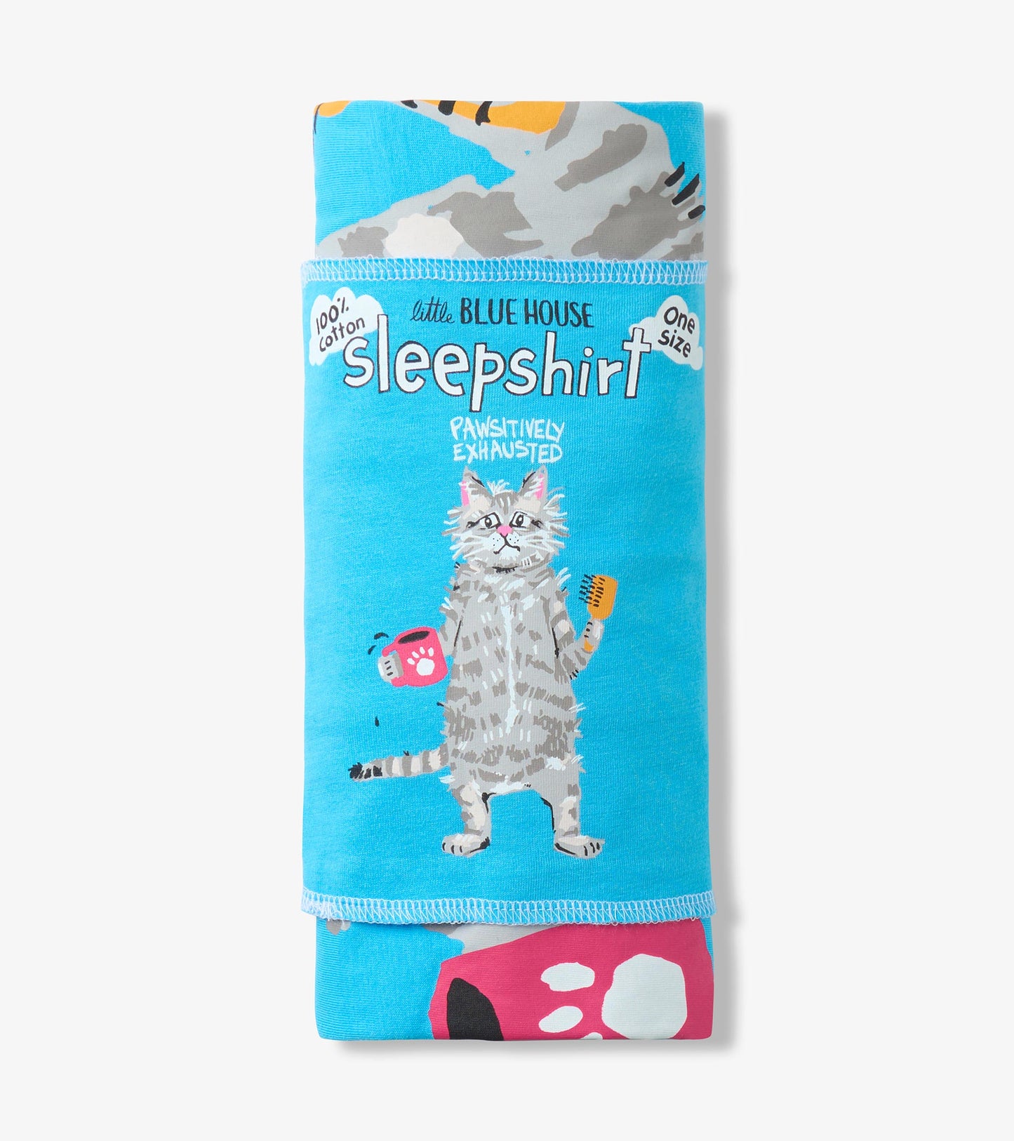 Women's Pawsitively Exhausted Cotton Sleepshirt
