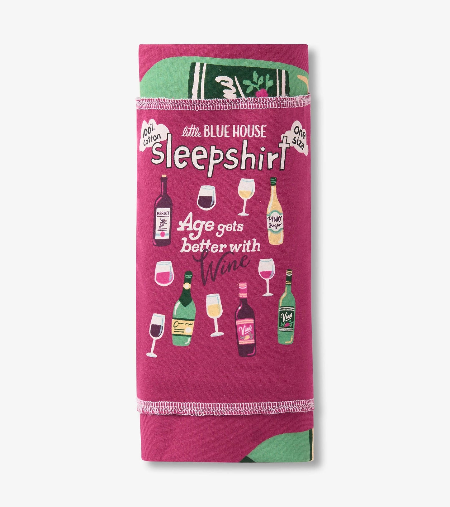 Age Gets Better with Wine Women's Sleepshirt