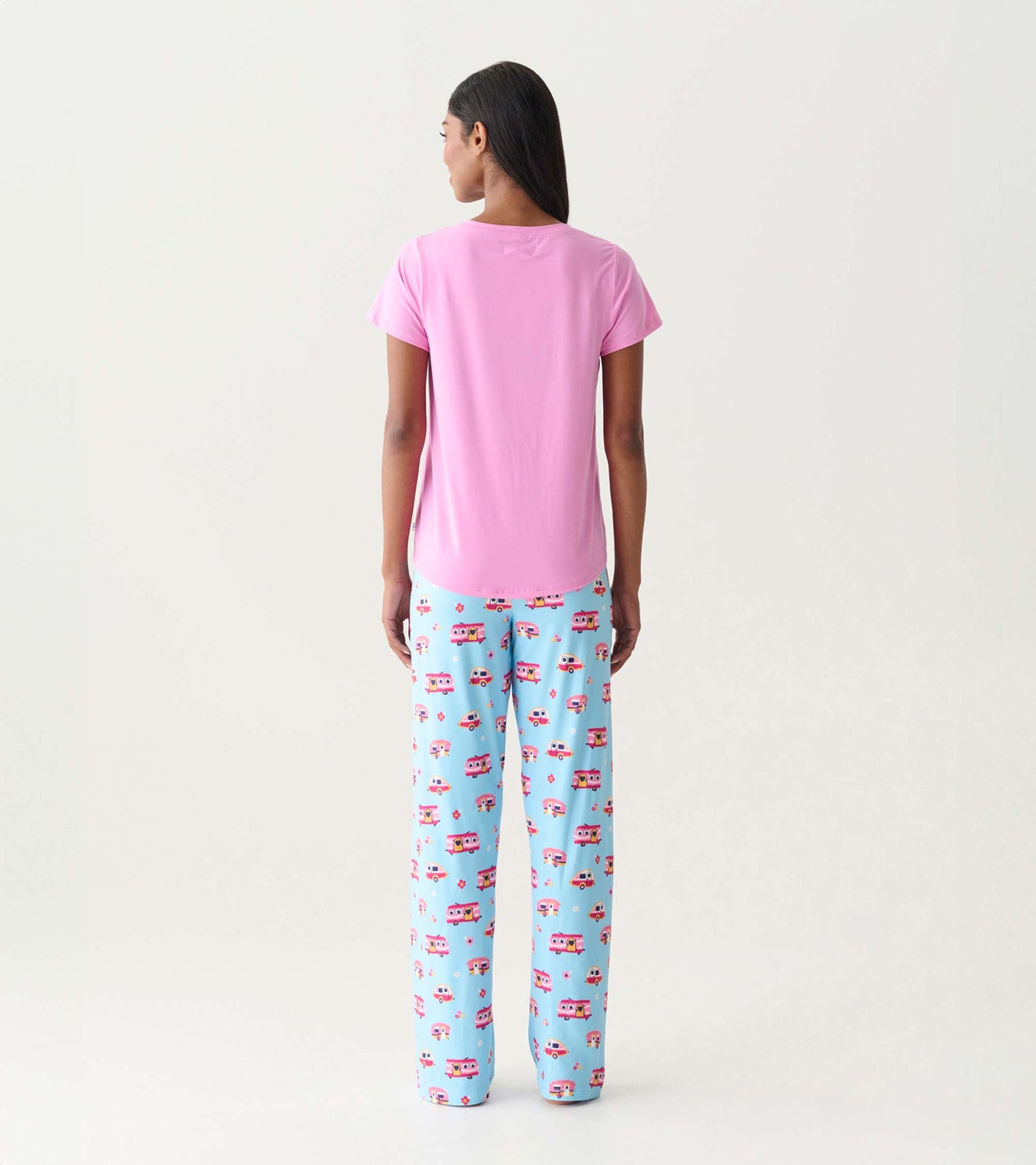 Women's Pink V-Neck T-Shirt