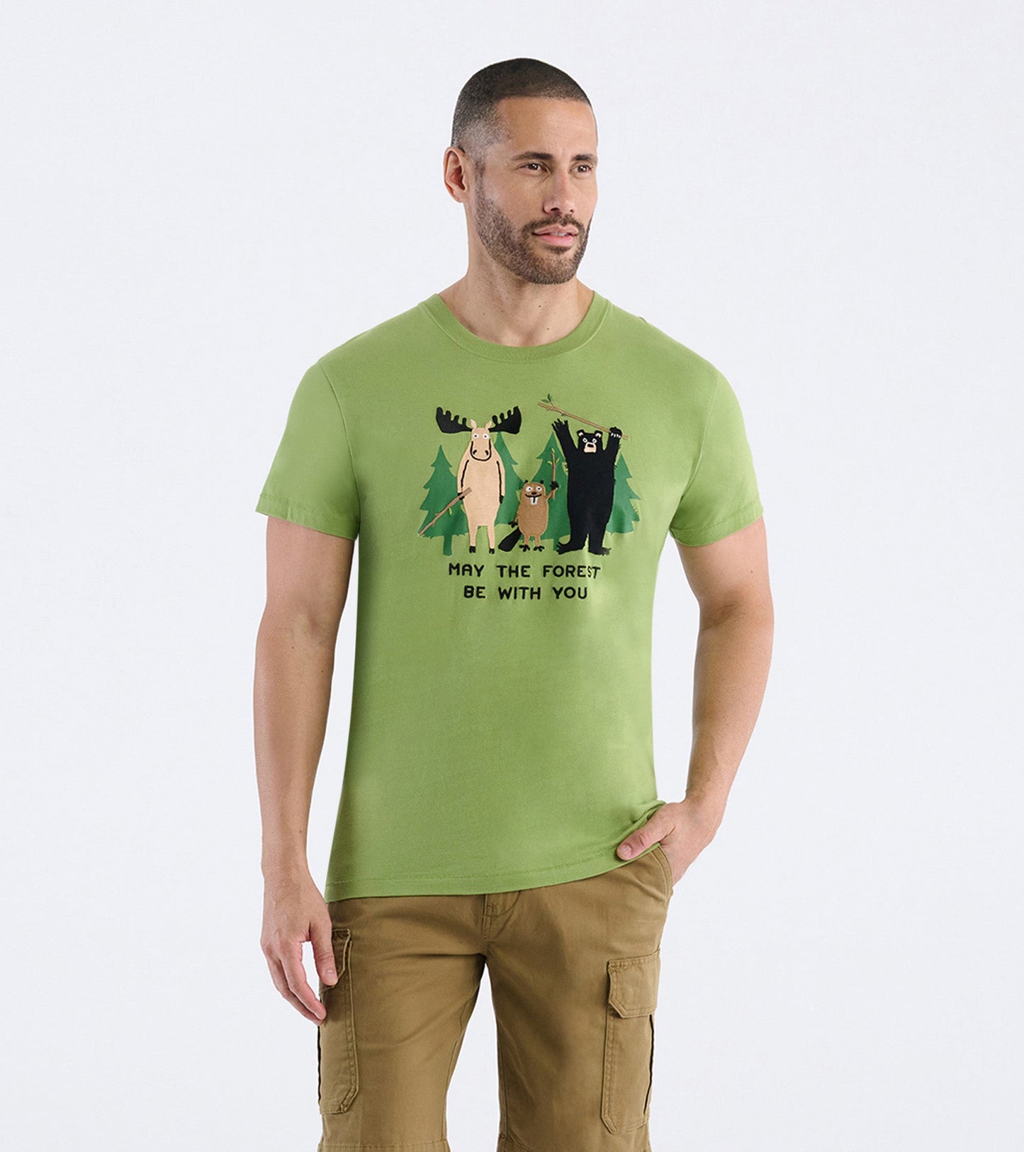 May The Forest Be With You Men's Tee