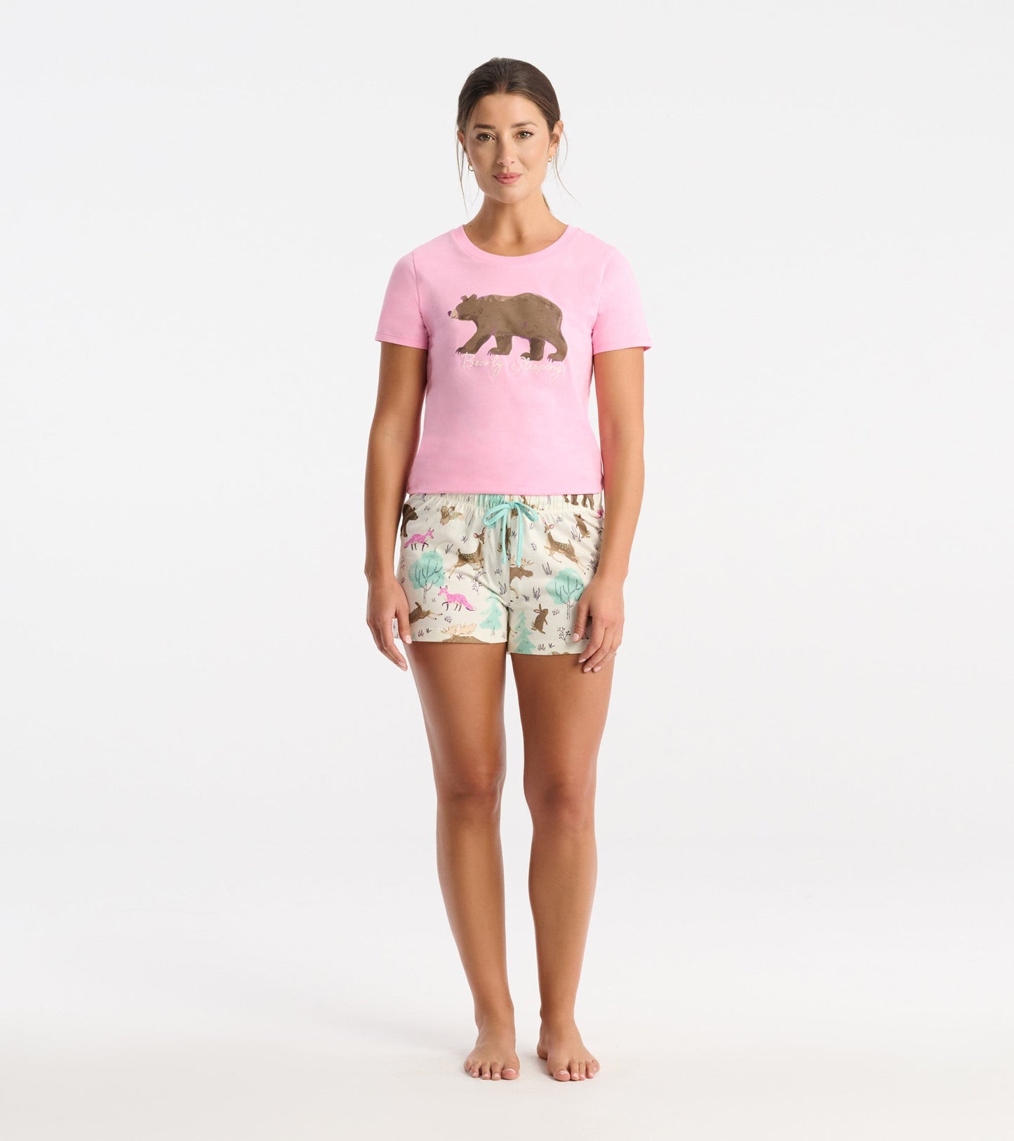 Women's Bearly Sleeping Pajama T-Shirt