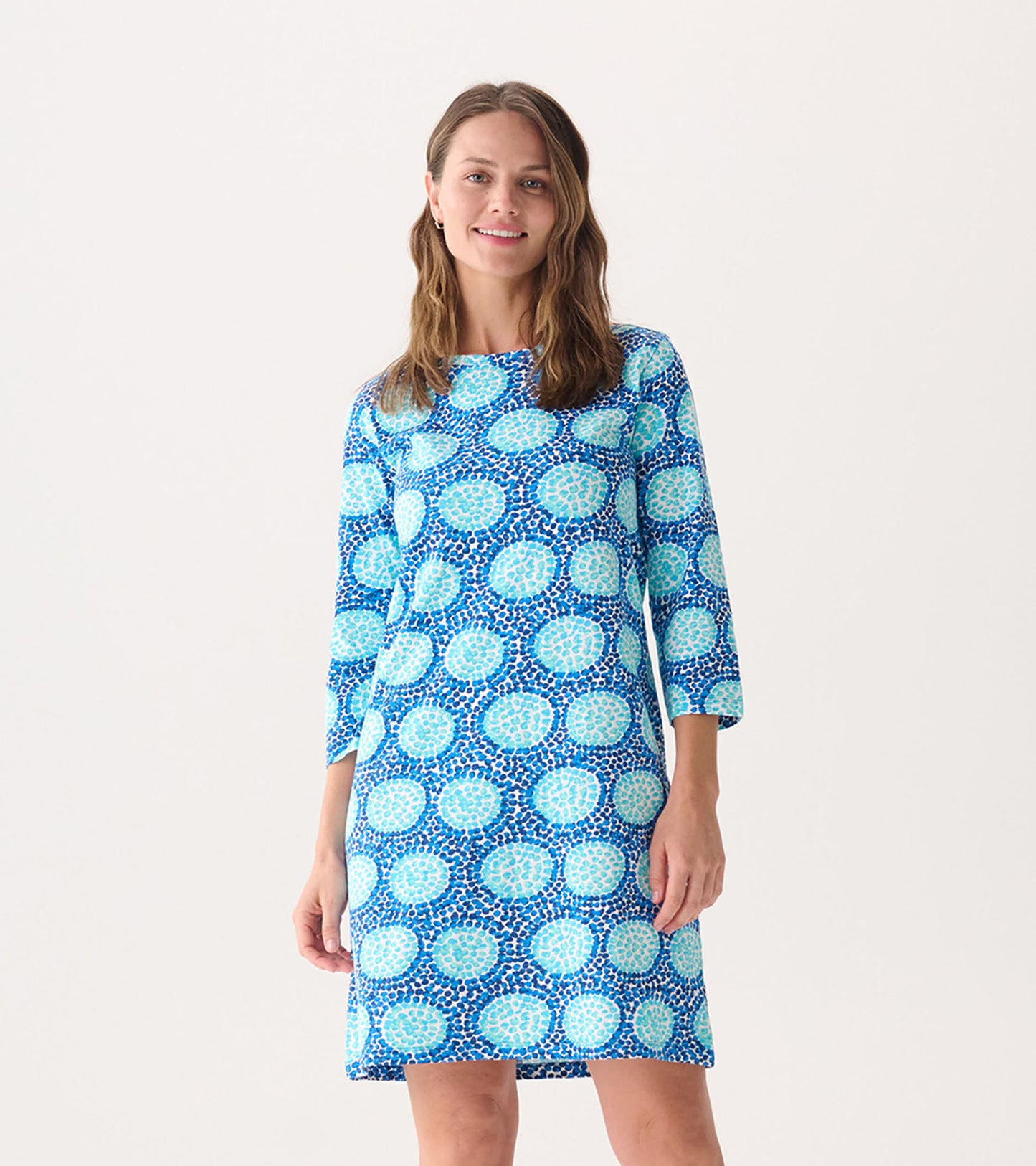 Women's Cobblestone Path 3/4 Sleeve Summer Dress