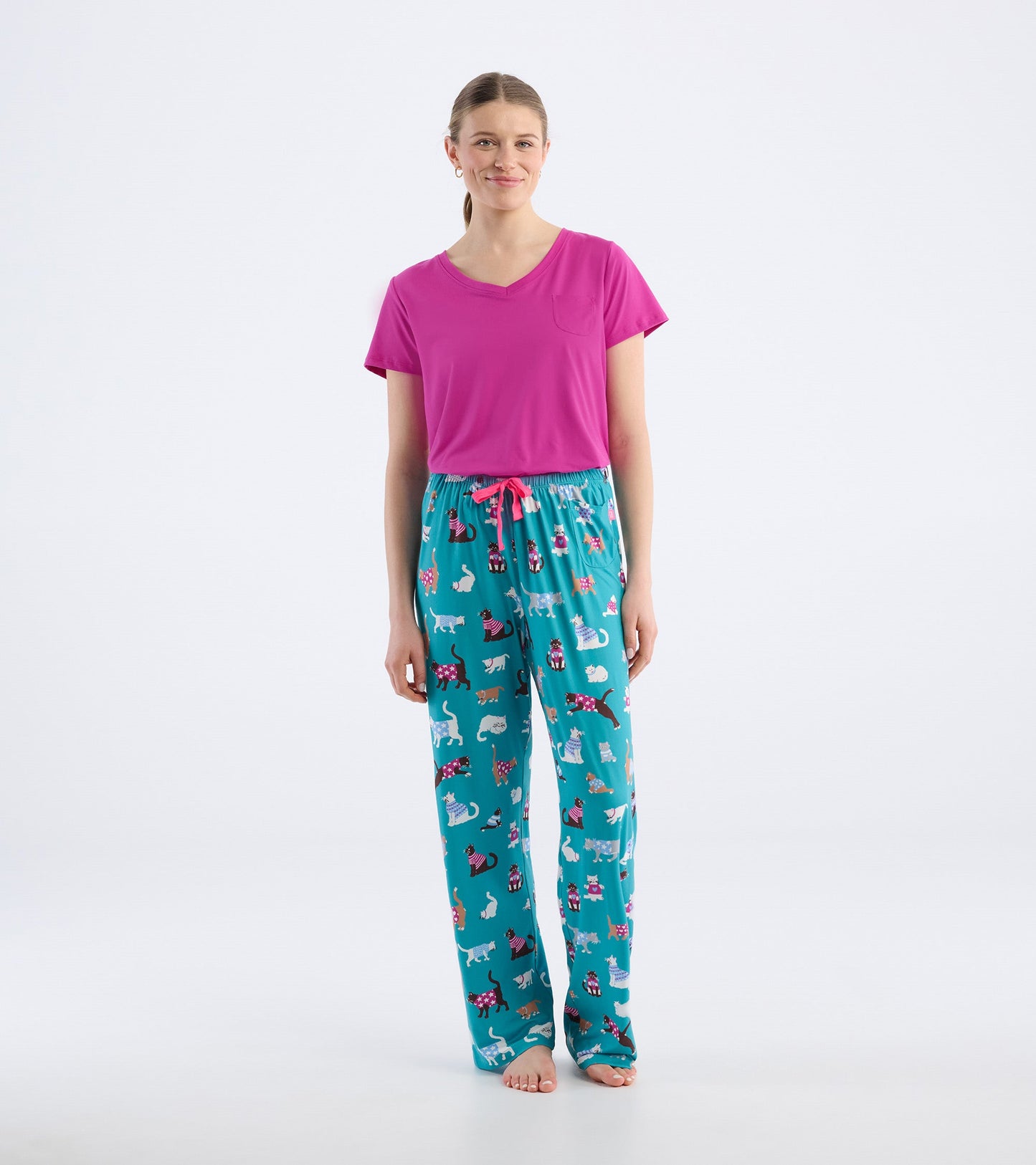 Women's Cute Cats Pajama Pants