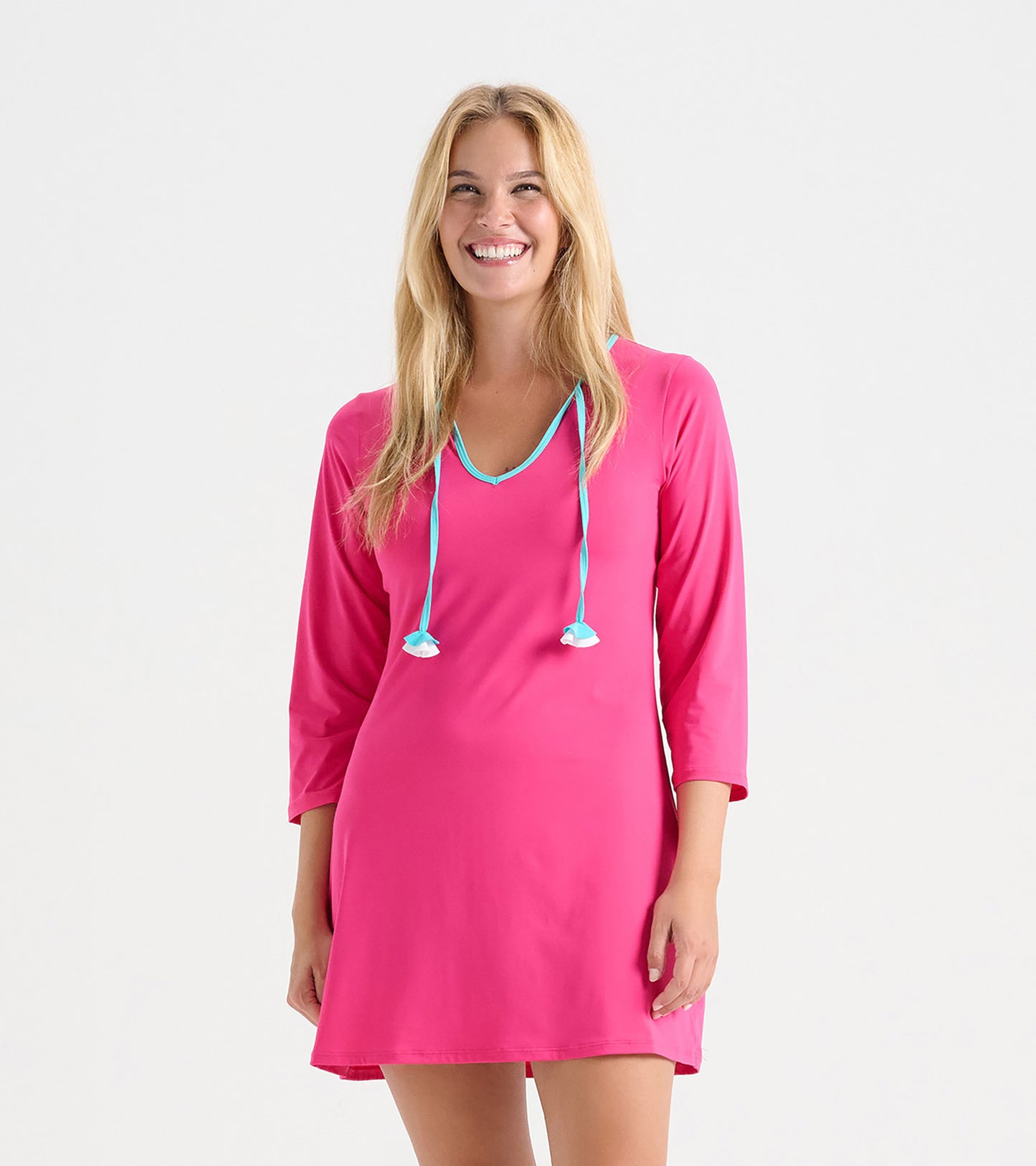 Women's Raspberry Sorbet Seaside Beach Dress