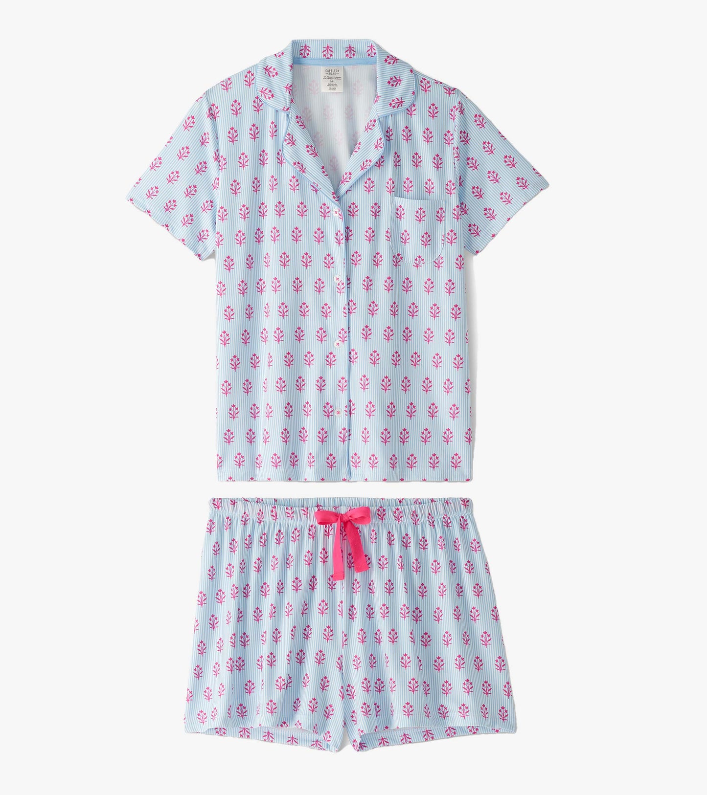 Women's Wild Flowers Short Pajama Set
