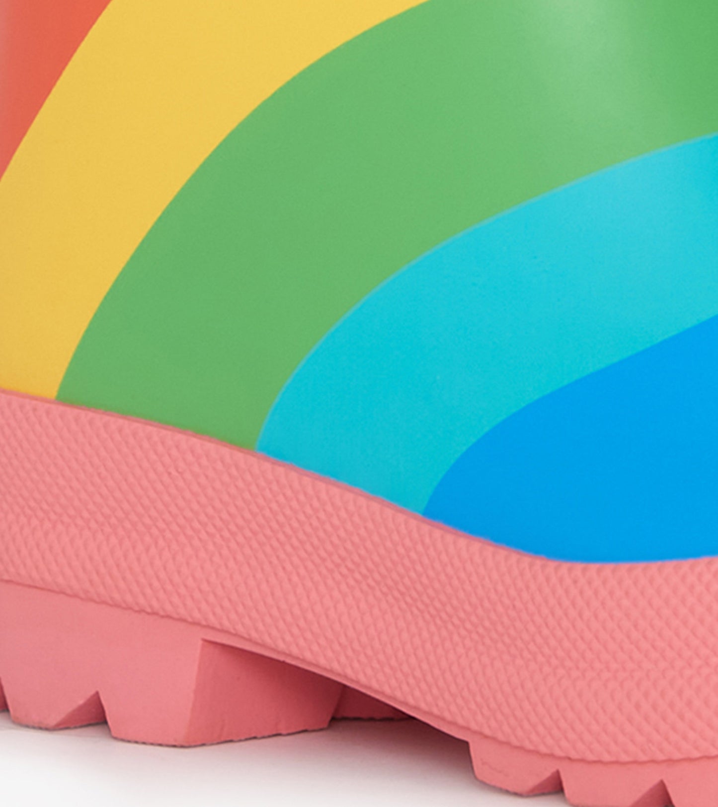 Girls Rainbow Matte Rain Boots