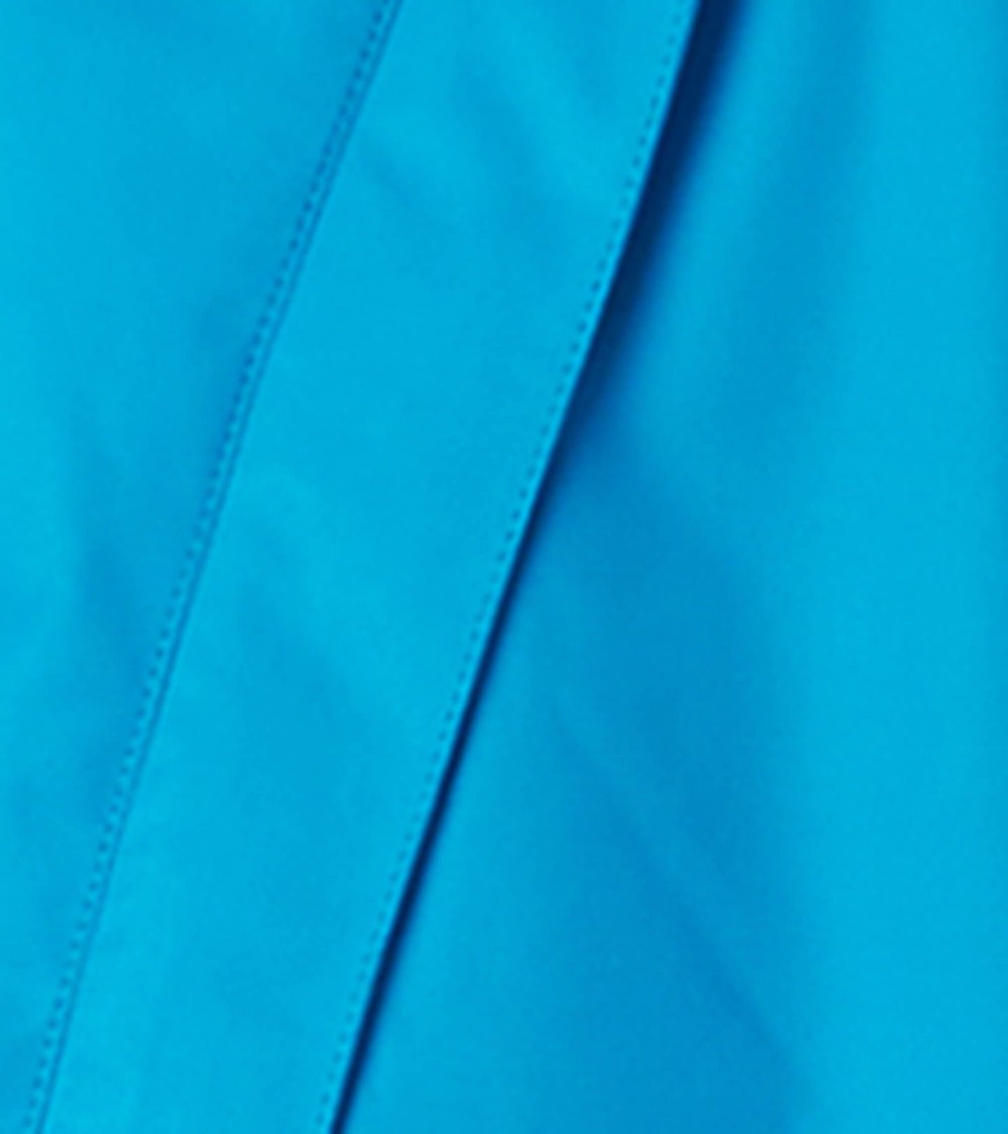 Sky blue toddler snowsuit with a smooth, water-resistant fabric, ideal for cold weather play.