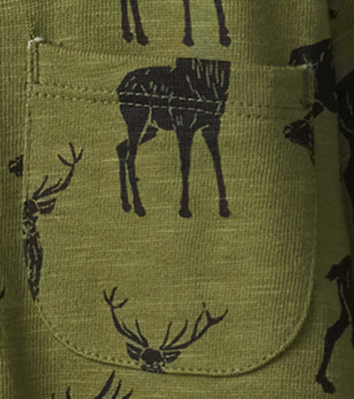 Boys Magestic Elk Jersey Button Down Shirt