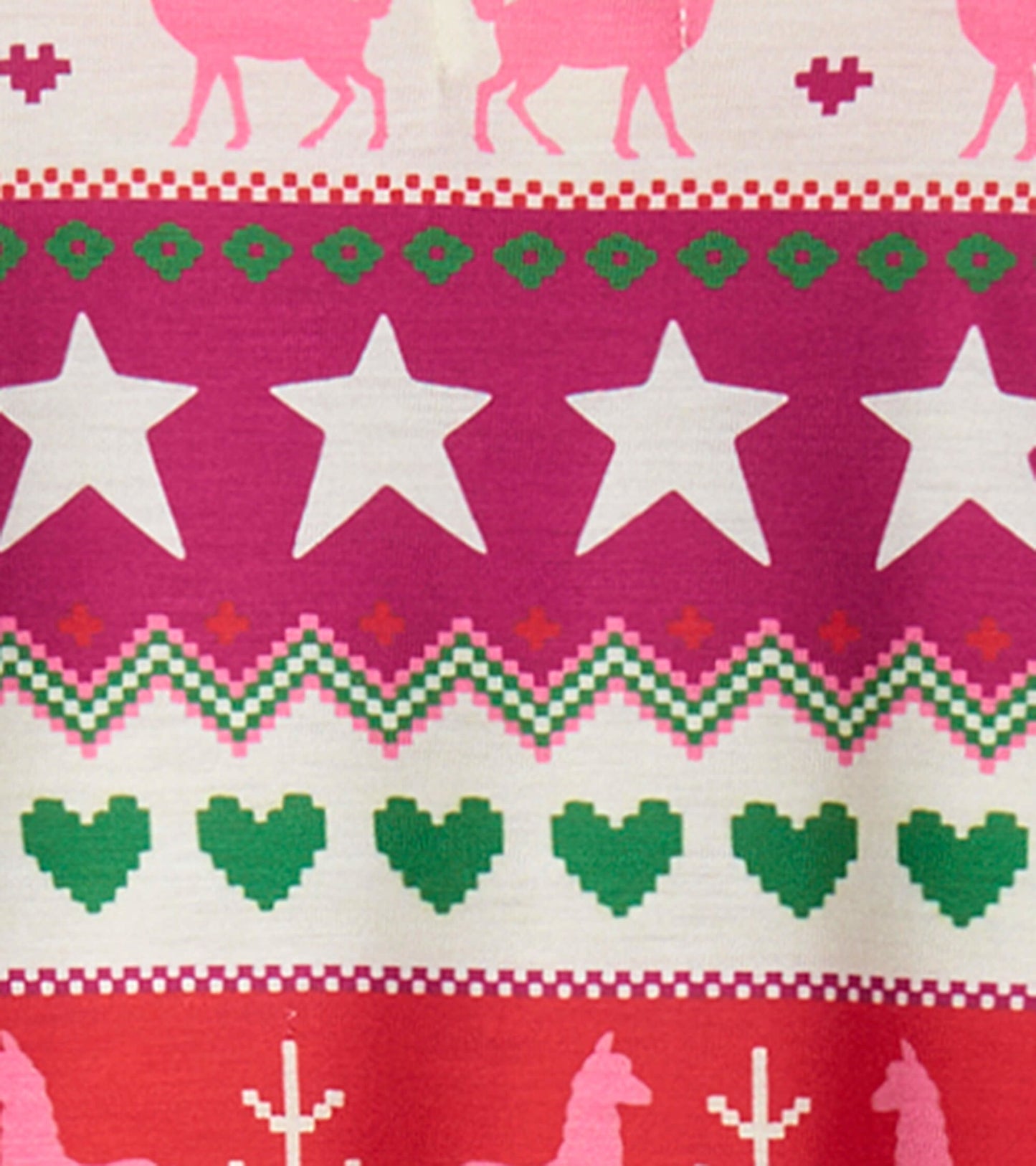 Holiday Fair Isle Long Sleeve Girls Nightgown