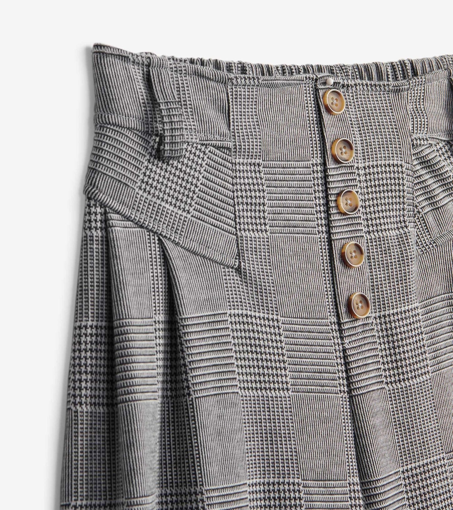 Charlie Wide Leg Pants - Houndstooth