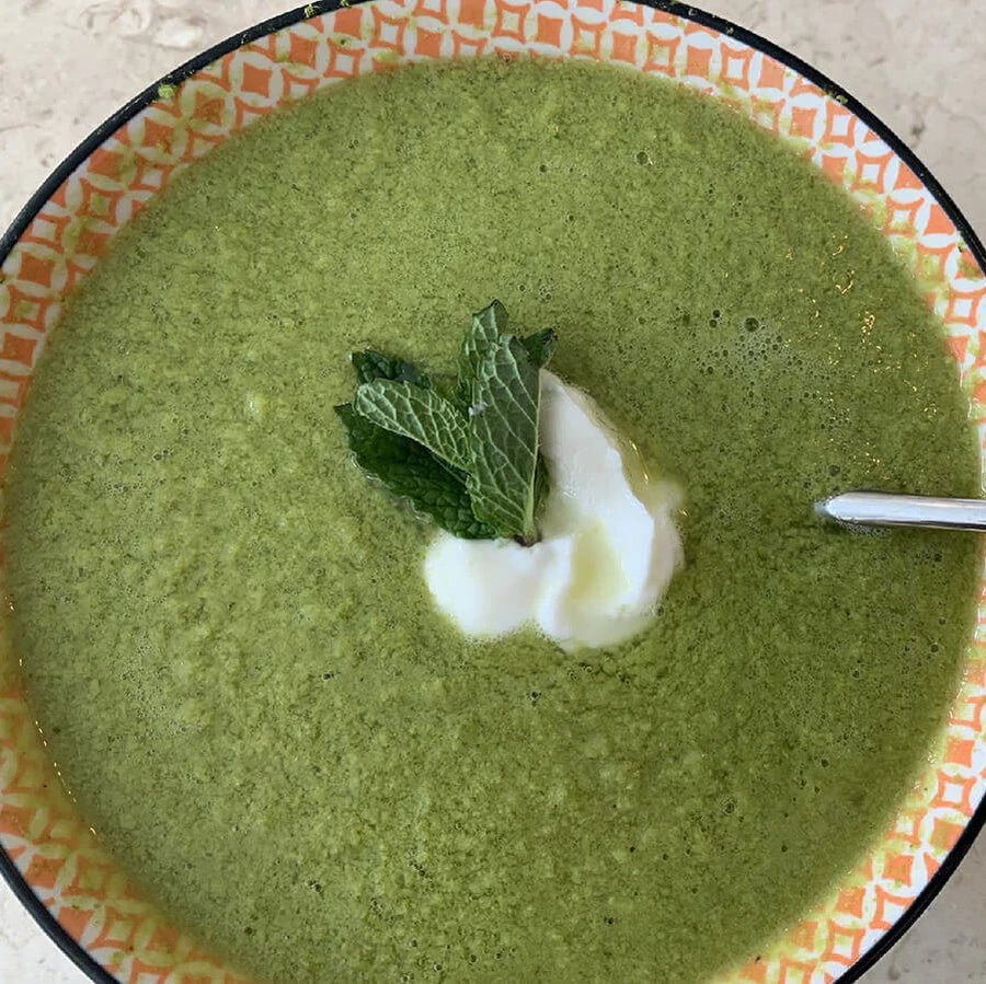 Spring Pea & Mint Soup — Serve It Hot or Chilled