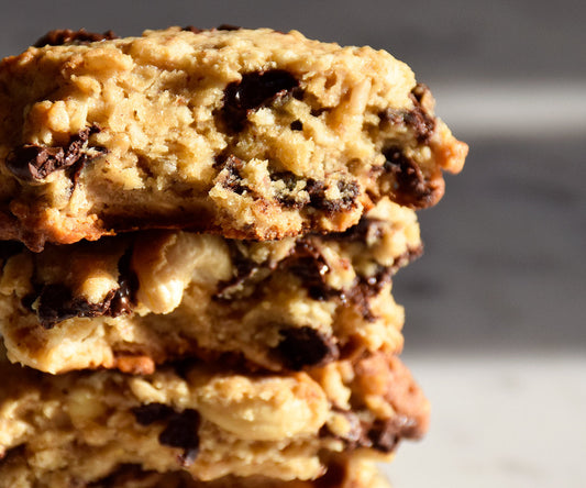 Oatmeal trail mix cookies