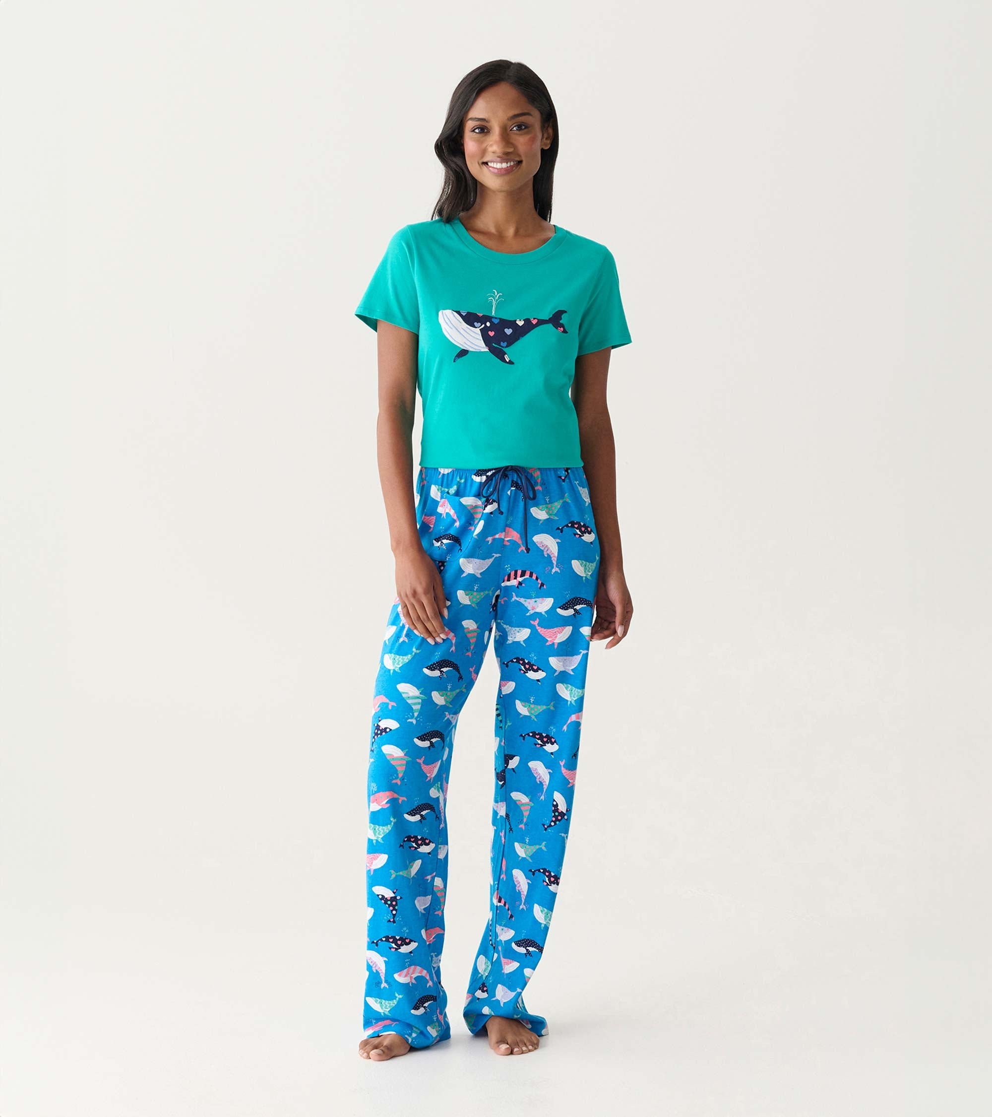 Women Coastal Coordinates Pajama Pants