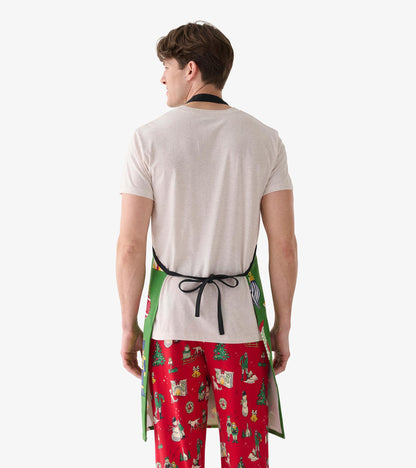Paper Cut Christmas Apron