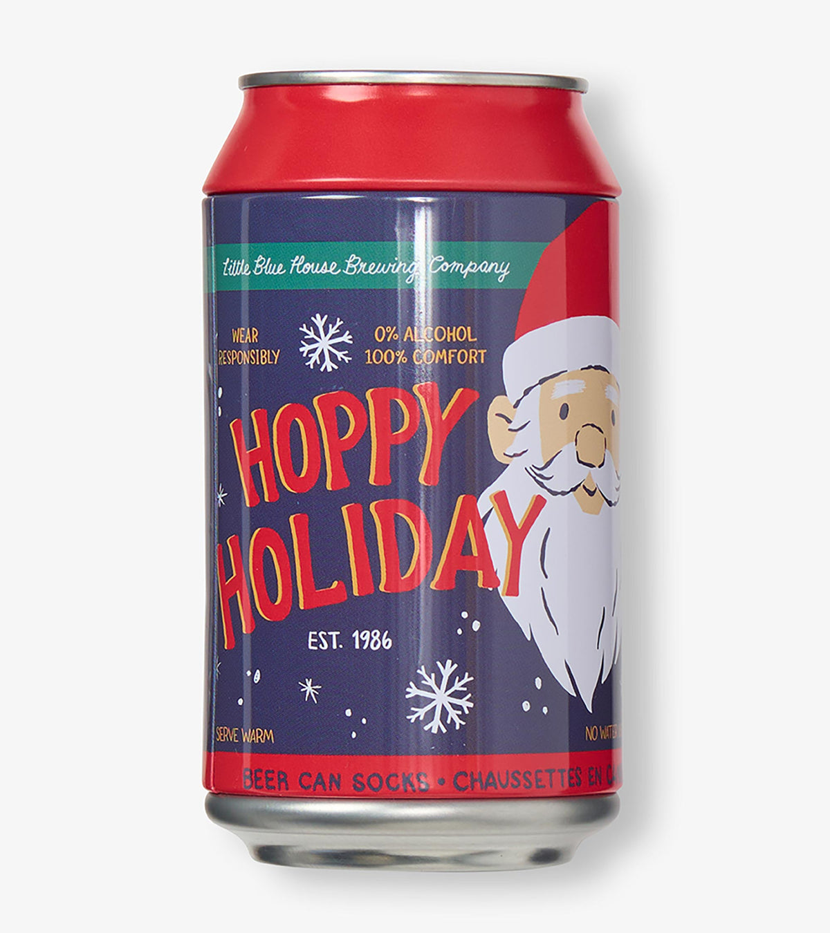 Men's Hoppy Holidays Beer Can Socks