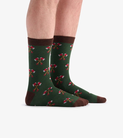 Men's Woodcutters Ale Beer Can Socks