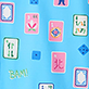 Women's Mahjong Button Down Short Polyknit Pajama Set