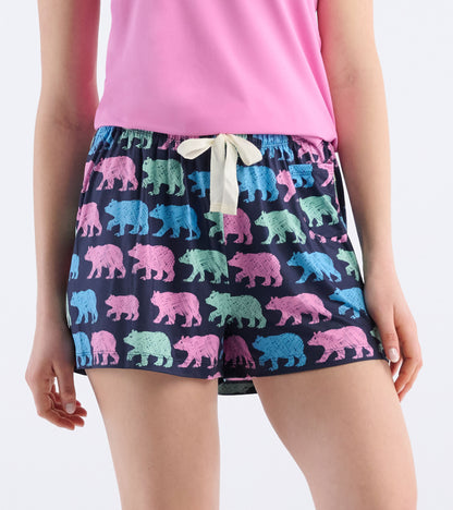 Women's Cottage Bears Polyknit Pajama Shorts