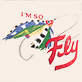 View Im So Fly Men's Boxer Briefs - Abstract colorful doodle with red "Fly" text and small "I'M SO" above