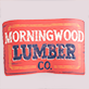 View Morningwood Lumber Men's Boxer Briefs - Red rectangular logo with white text reading “MORNINGWOOD LUMBER CO.”