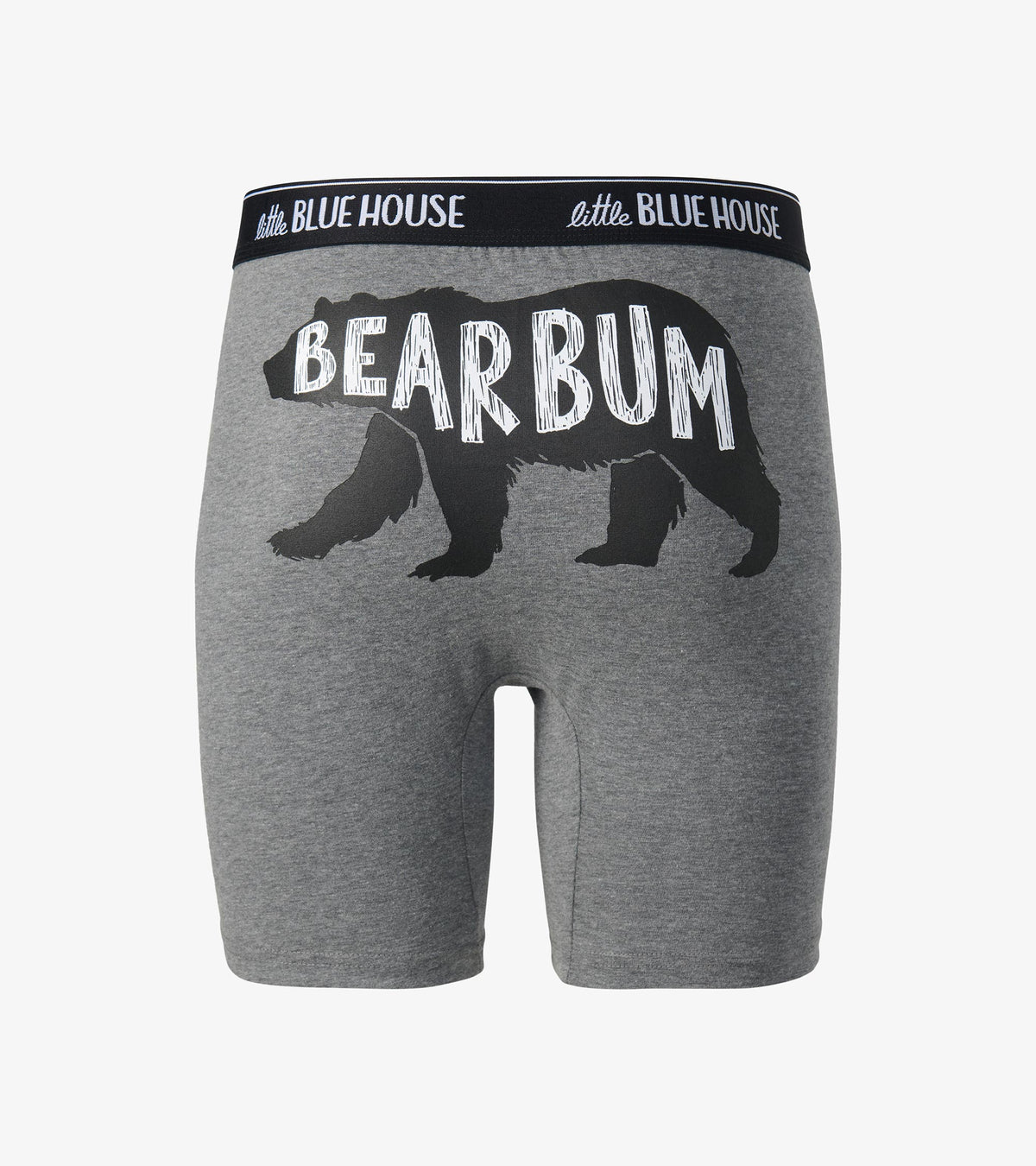 Men's Charcoal Bear Bum Boxer Brief