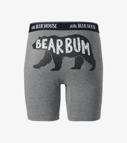 Men's Charcoal Bear Bum Boxer Brief