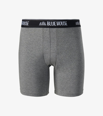 Men's Charcoal Bear Bum Boxer Brief