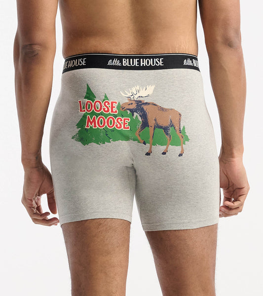 Men's Loose Moose Boxer Briefs