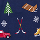 Winter Cabin Dog Pajama