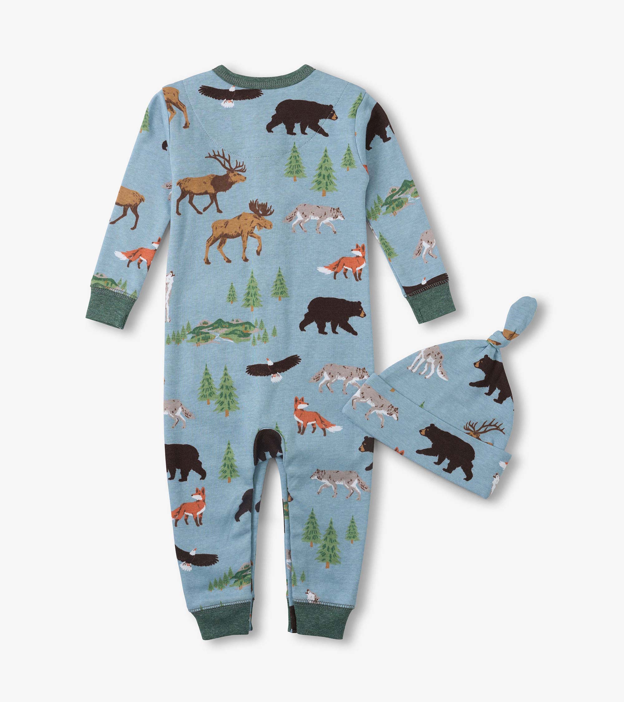 Baby Northern Wilderness Sleeper & Hat