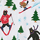 Baby Wild About Skiing Sleeper & Hat