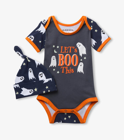 Baby Let's Boo This Bodysuit with Hat