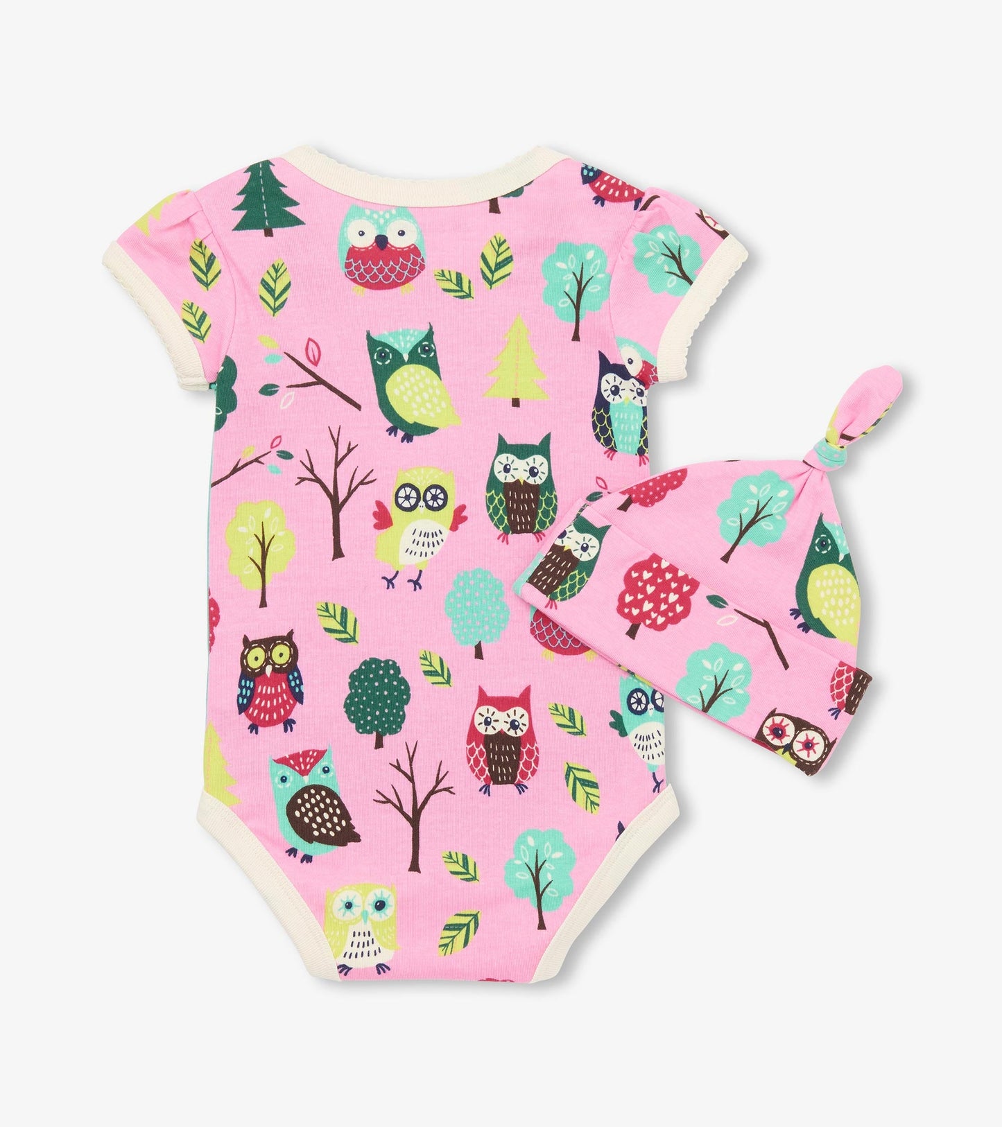 Baby Night Owl Bodysuit & Hat