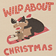 Wild About Christmas Eco Dishcloth