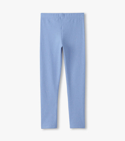 Girls Cornflower Blue Cozy Leggings