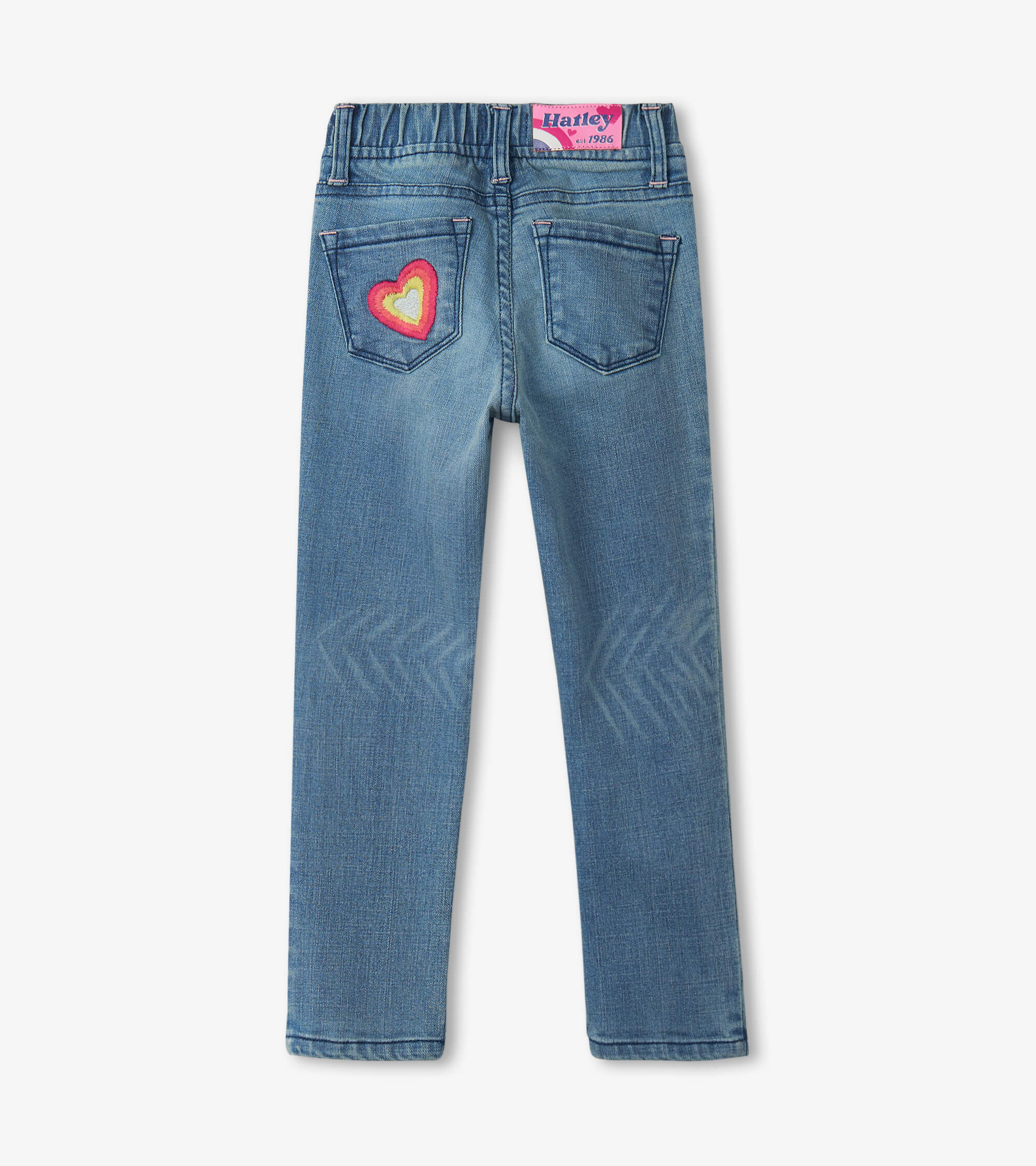 Girls Pretty Patches Stretch Jeans