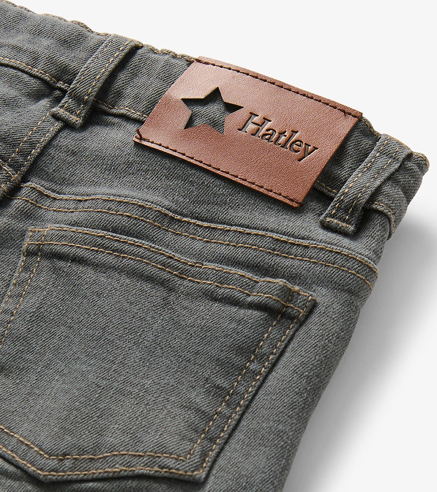 Boys Charcoal Grey Stretch Denim Jeans