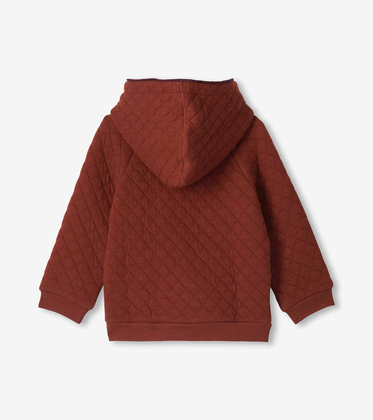 Baby & Toddler Boys Madder Brown Quilted Hoodie