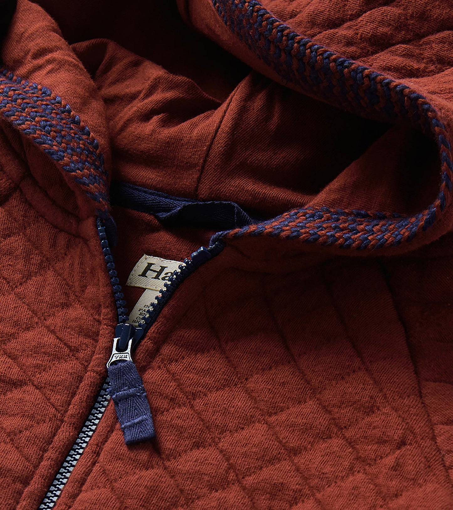 Baby & Toddler Boys Madder Brown Quilted Hoodie