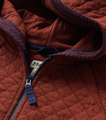 Baby & Toddler Boys Madder Brown Quilted Hoodie