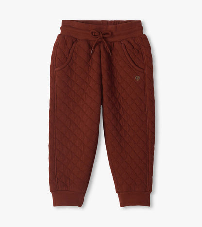 Baby & Toddler Boys Madder Brown Quilted Jogger