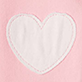 View Baby & Toddler Girls Orchid Pink Cozy Leggings White heart on pink background