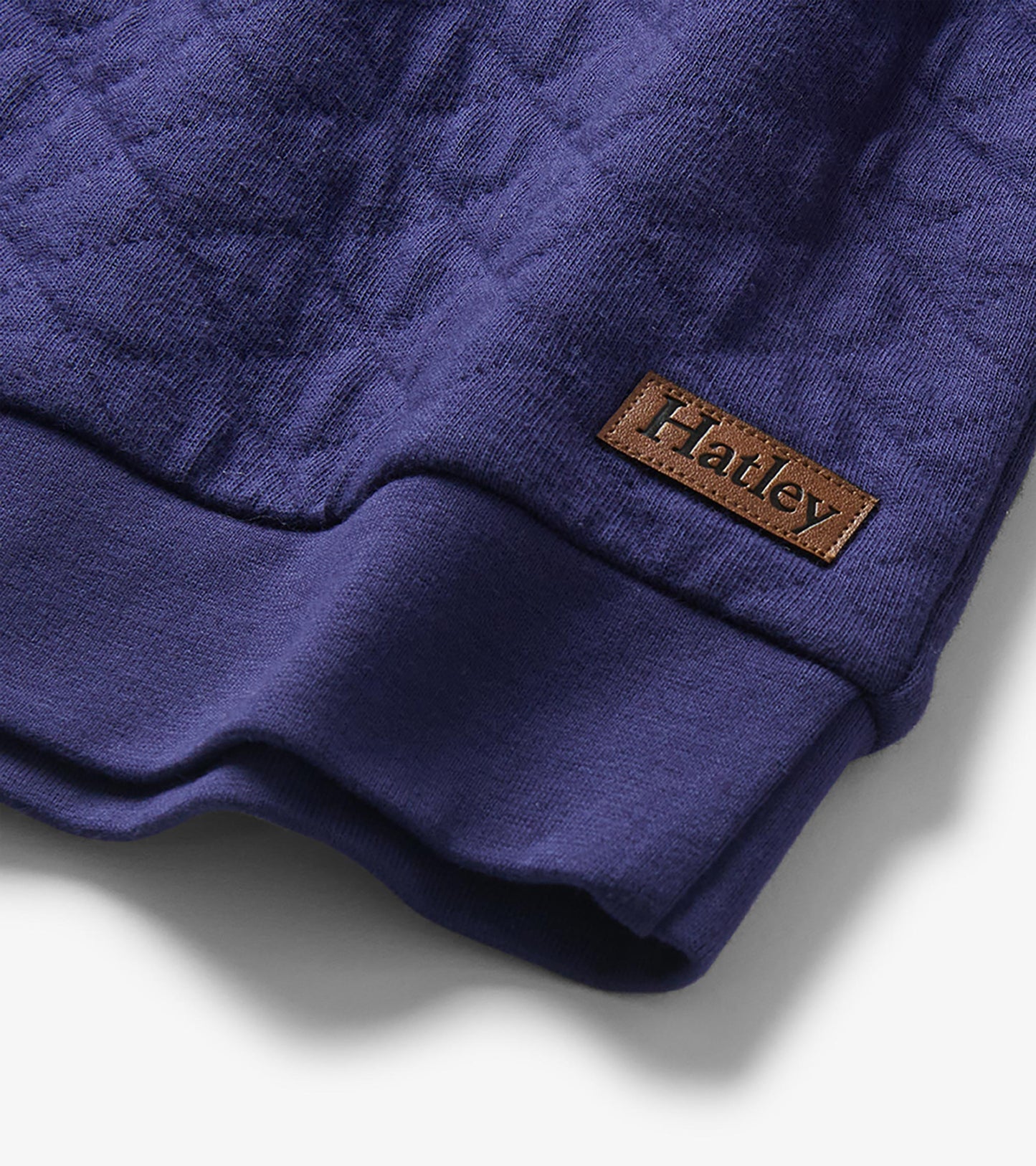 Boys Patriot Blue Quilted Pullover