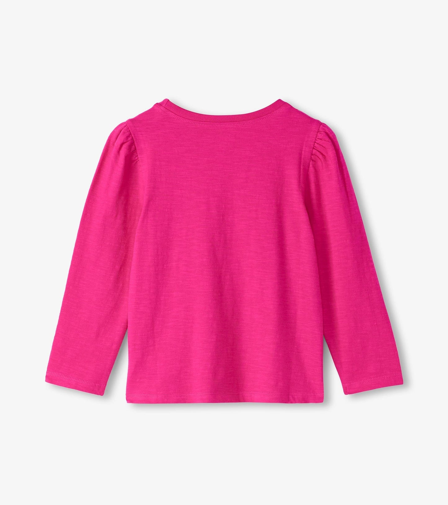 Girls Pink Long Sleeve Graphic Tee