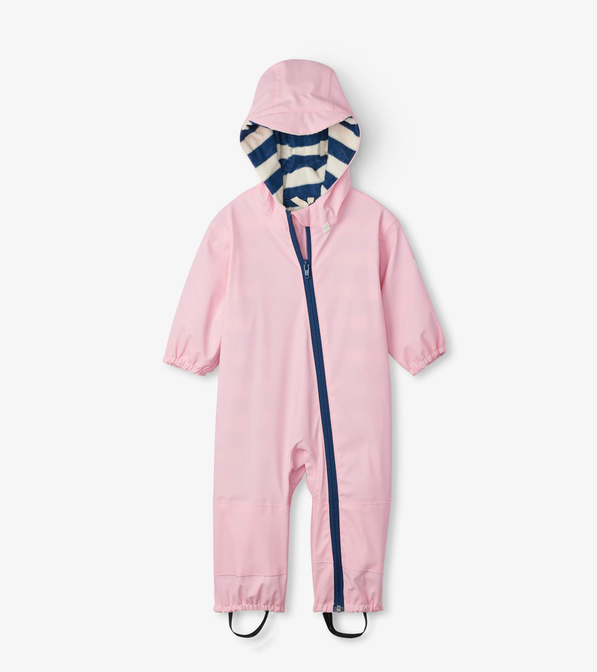 Baby Pink Terry Lined Rain Suit