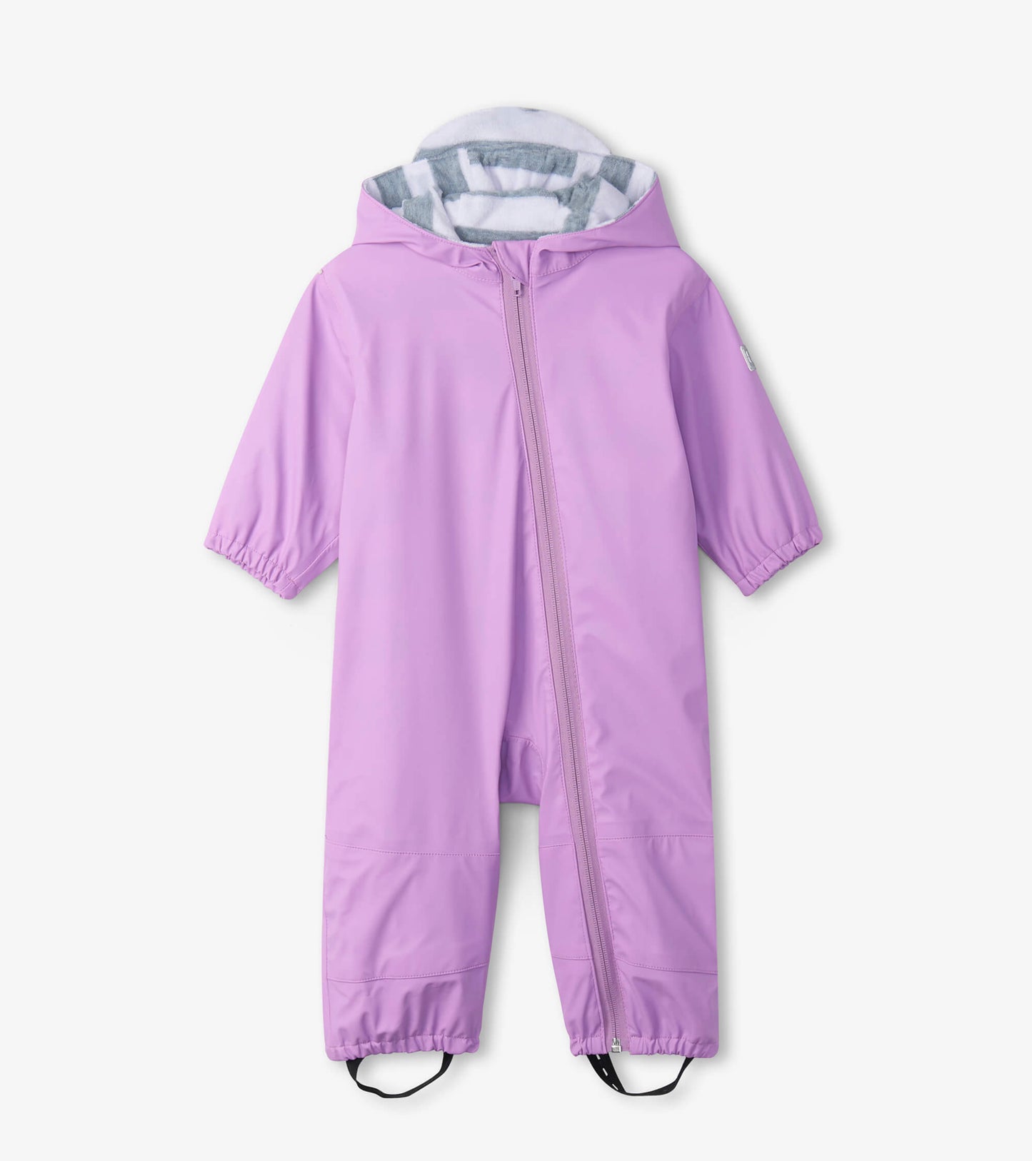 Baby Lilac Terry Lined Rain Suit