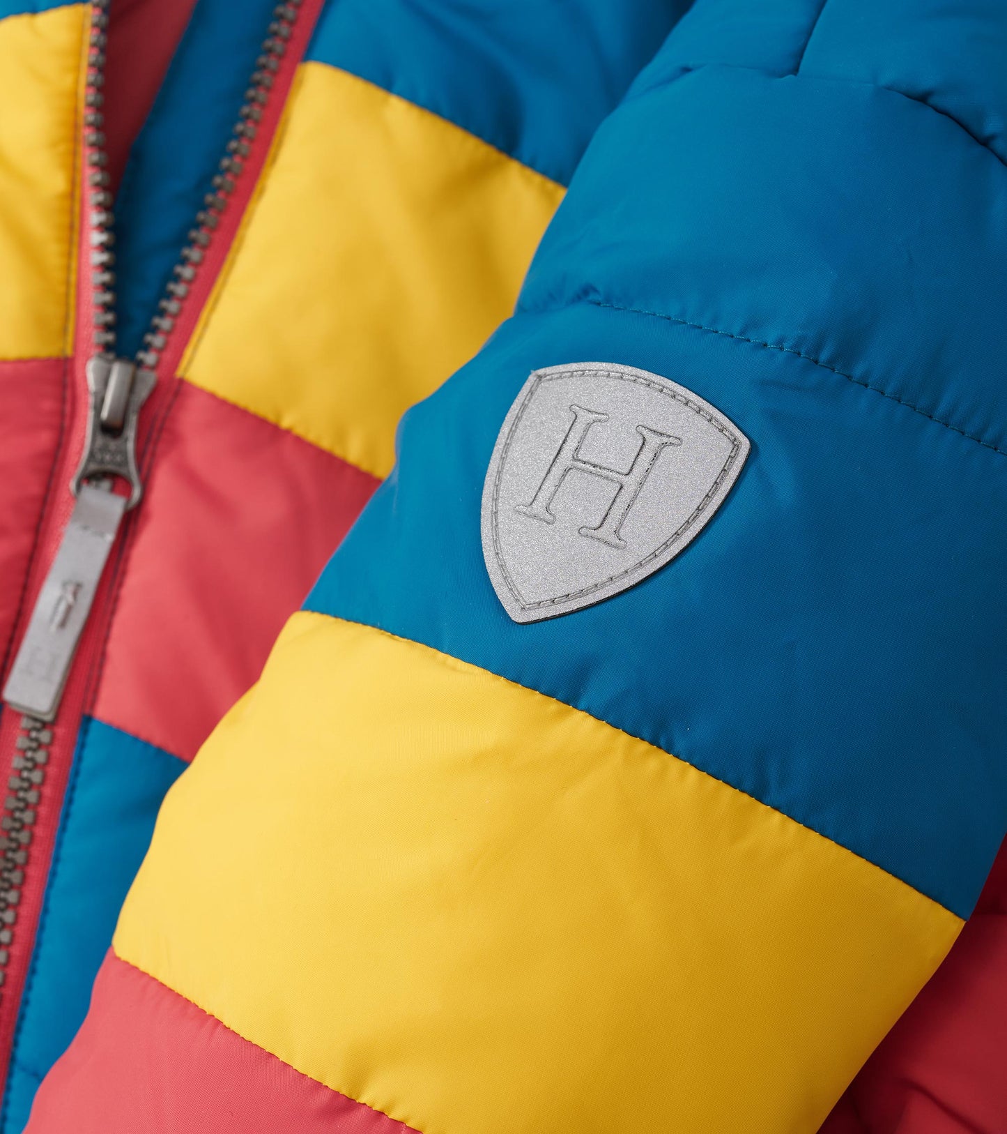 Boys Aspen Colour Block Puffer Jacket