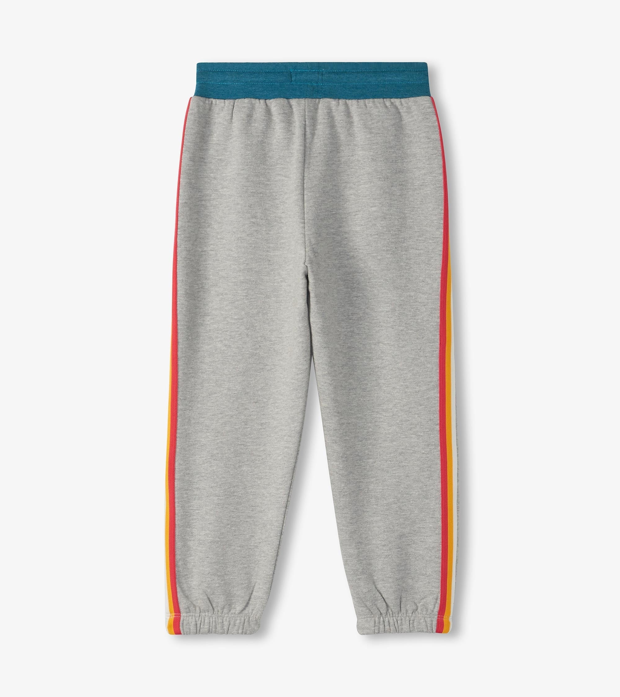 Boys Athletic Grey Baggy Track Pants