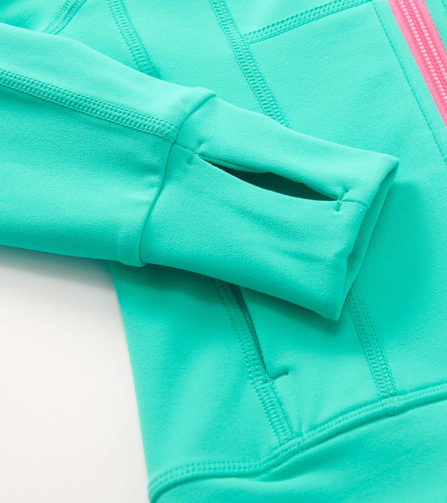 Girls Aqua Green Active Jacket