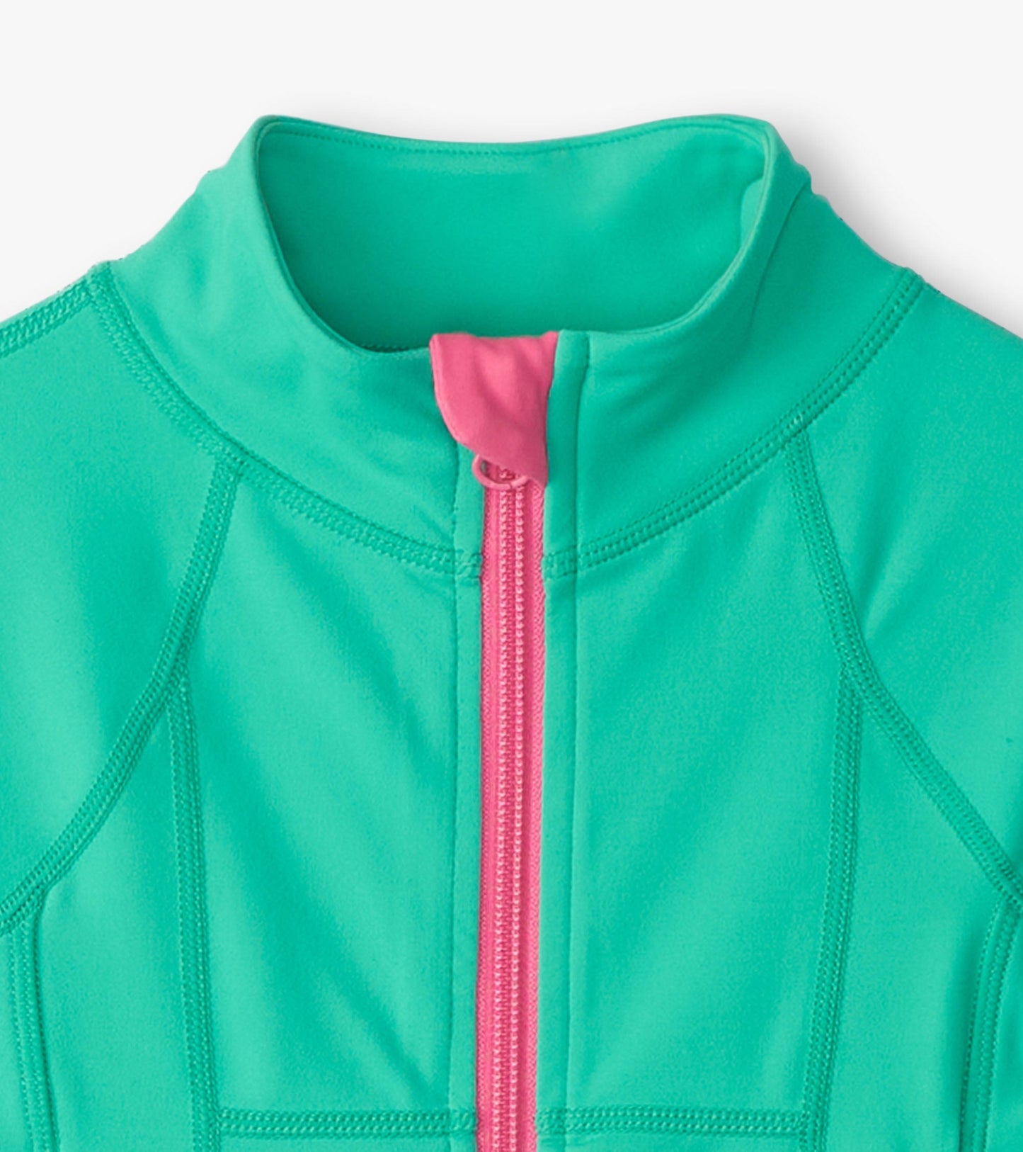 Girls Aqua Green Active Jacket